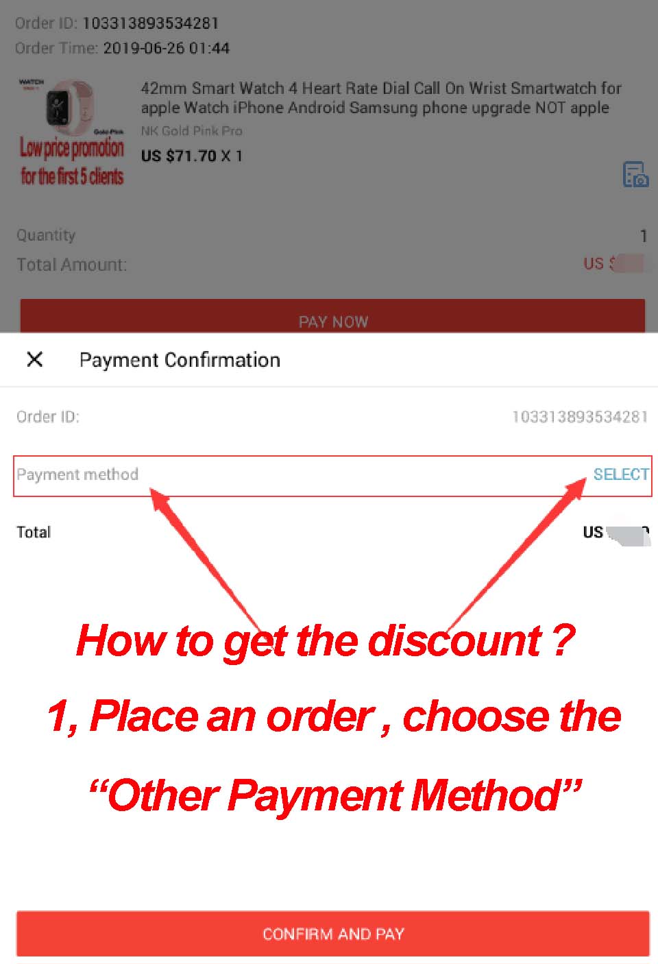 How to get the discount ?